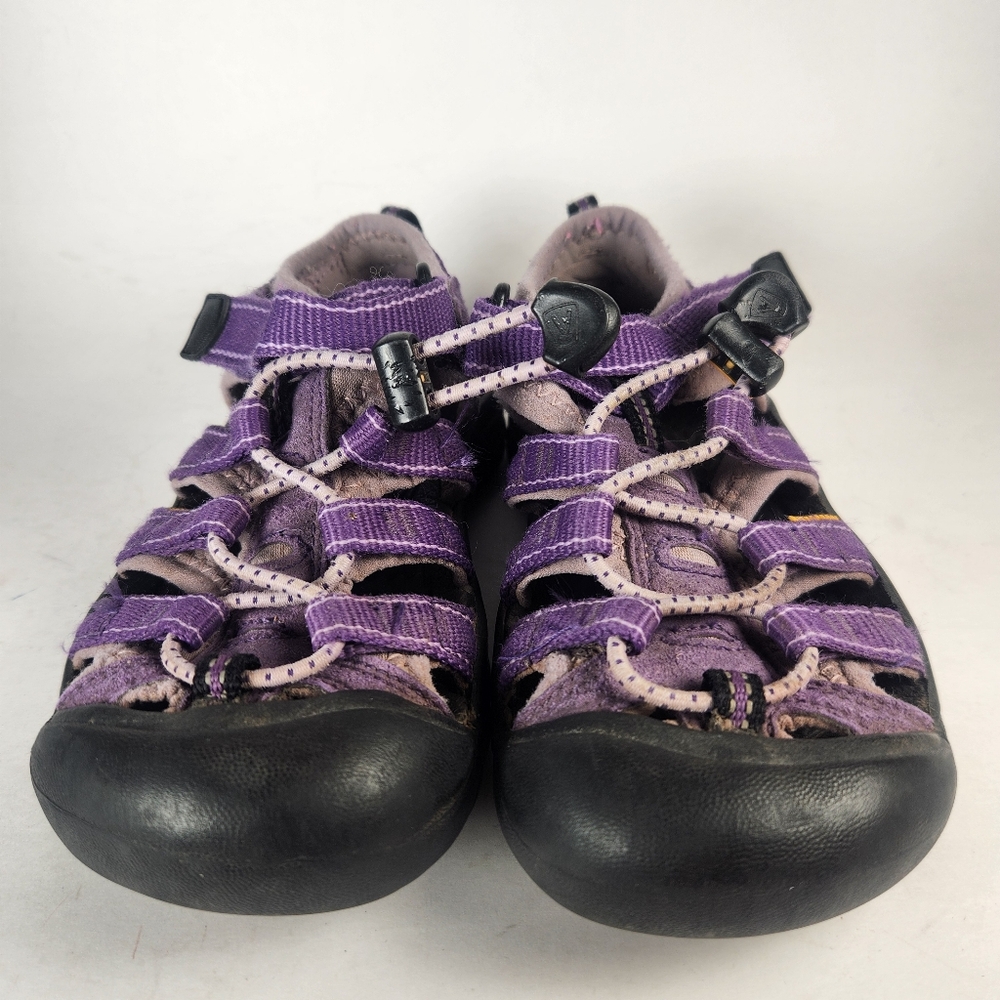 KEEN Kids Sandal Size 12 Purple Fisherman Outdoor Cap Toe Washable Shoes - Picture 3 of 12